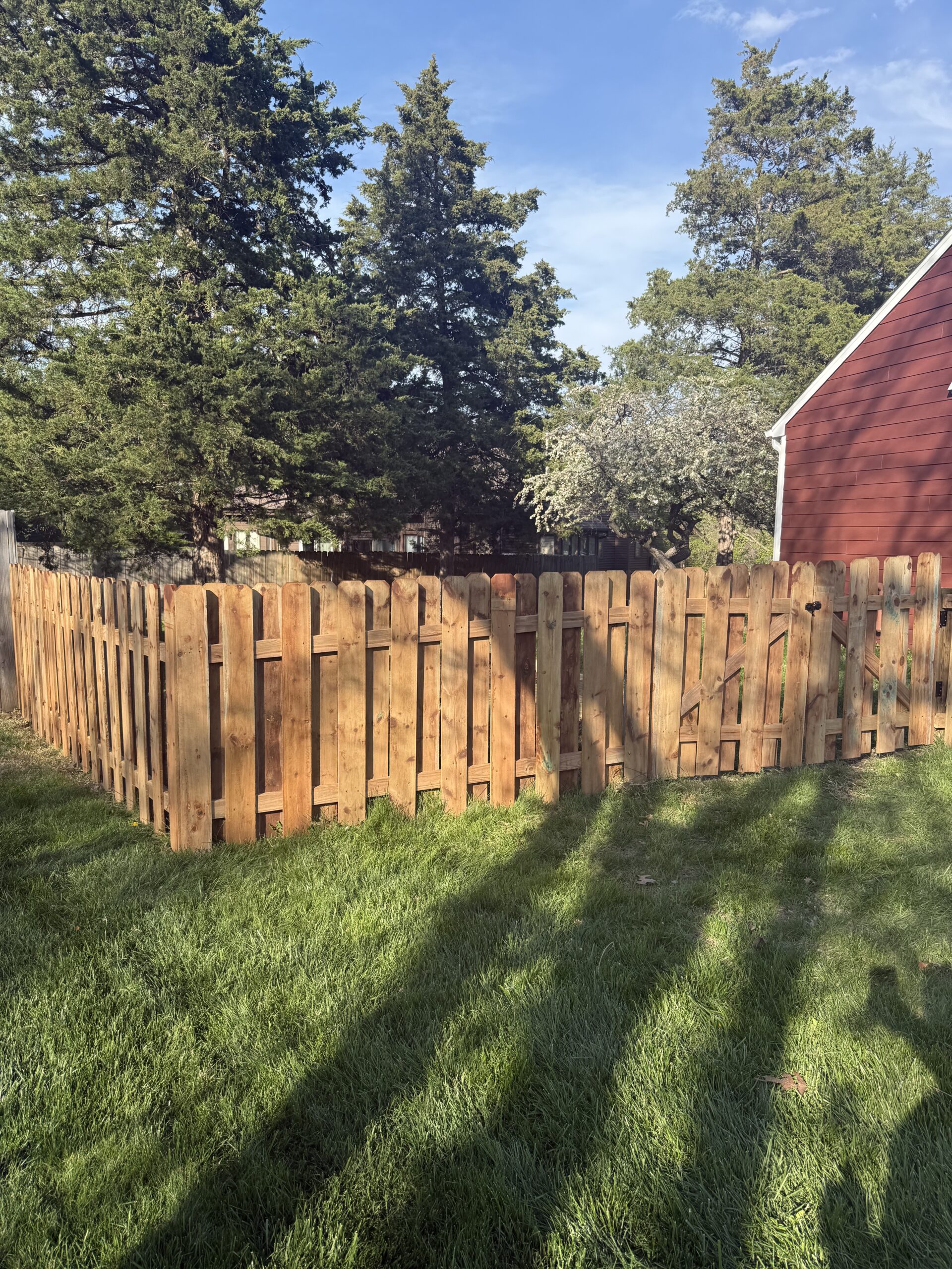 Custom Shadowbox Fence