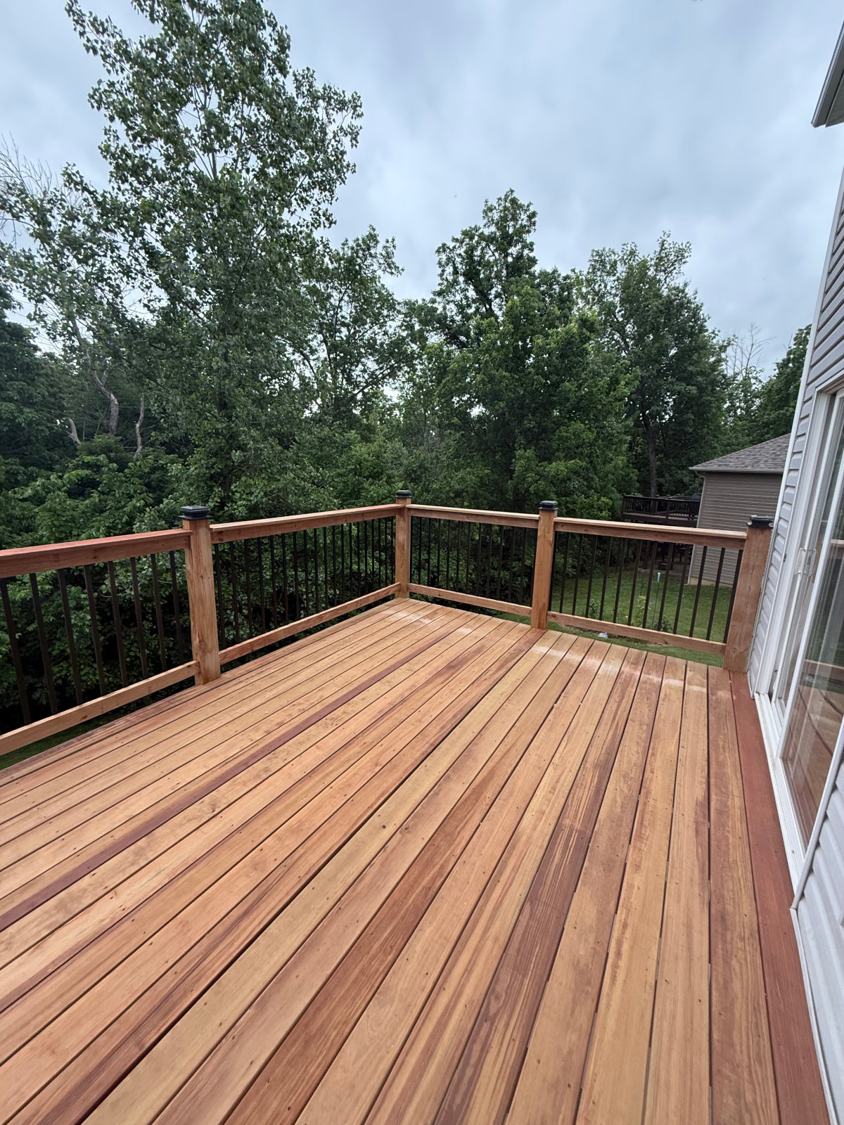 Deck Replacement with New Railing